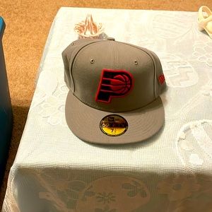Brand new Indiana Pacers Cap by 59 fpacers logo on it